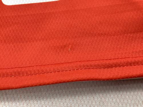 名古屋グランパス (ナゴヤグランパス) サッカーユニフォーム SIZE S レッド 2024ホームオーセンティックユニフォーム 【17】倍井 MIZUNO P2JABY2001