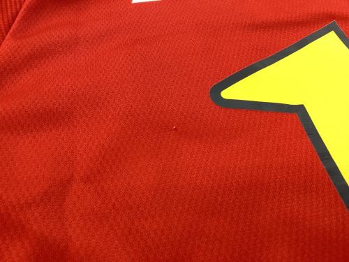 名古屋グランパス (ナゴヤグランパス) サッカーユニフォーム SIZE S レッド 2024ホームオーセンティックユニフォーム 【17】倍井 MIZUNO P2JABY2001