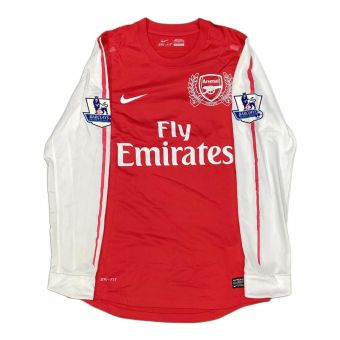 アーセナルFC サッカーユニフォーム SIZE M レッド×ホワイト アレクサンドル・ソング【17】11/12シーズンホーム チーム創設125周年記念 NIKE オーセンティック（長袖）