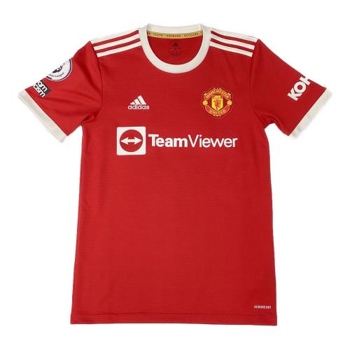 マンチェスターユナイテッドFC (マンチェスターユナイテッドエフシー) サッカーユニフォーム SIZE M レッド ラファエル・ヴァラン【19】21/22シーズンホーム adidas レプリカ