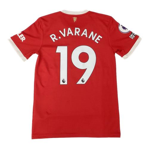 マンチェスターユナイテッドFC (マンチェスターユナイテッドエフシー) サッカーユニフォーム SIZE M レッド ラファエル・ヴァラン【19】21/22シーズンホーム adidas レプリカ