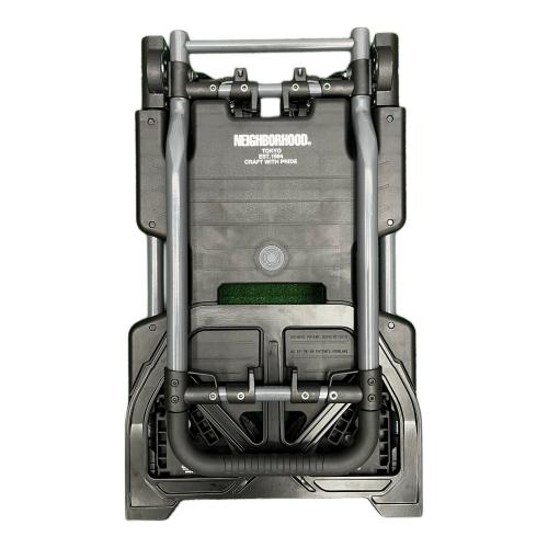 HANAOKA (ハナオカ) キャリーカート フラットカート ツーバイフォー ケース付 ブラックxグレー NEIGHBORHOOD