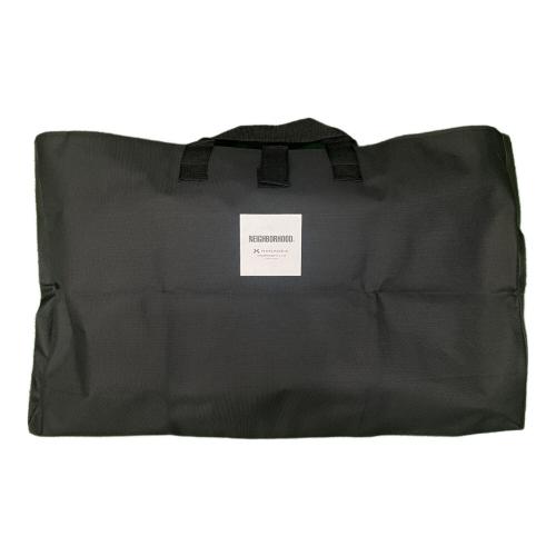 HANAOKA (ハナオカ) キャリーカート フラットカート ツーバイフォー ケース付 ブラックxグレー NEIGHBORHOOD