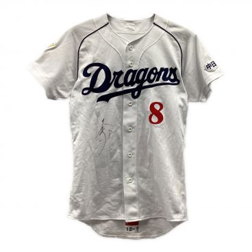 中日ドラゴンズ (チュウニチドラゴンズ) 応援グッズ SIZE M ホワイト 落合博満【66】2004シーズンホーム NPBマーク 刺繍カスタム MIZUNO  ユニフォーム プロ仕様モデル｜トレファクONLINE