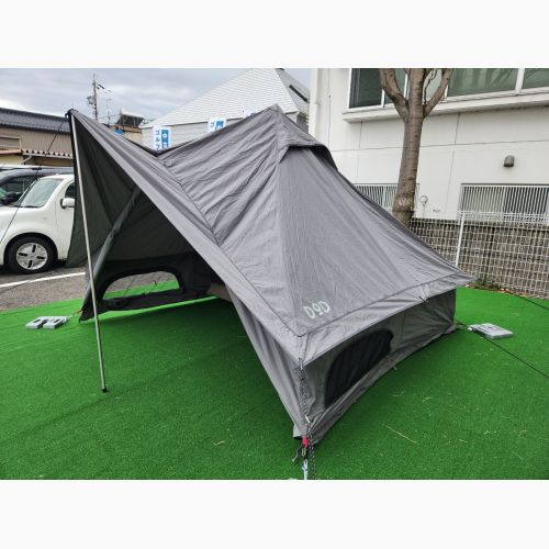 DOD (ディーオーディー) モノポールテント グレー T1-757-GY ショウネンテントTC 270x220x180cm 1人用 TC素材