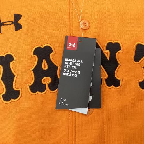 読売ジャイアンツ (ヨミウリジャイアンツ) 応援グッズ SIZE M オレンジ 菅野智之【19】2018年橙魂ユニフォーム UNDER ARMOUR ユニフォーム レプリカ