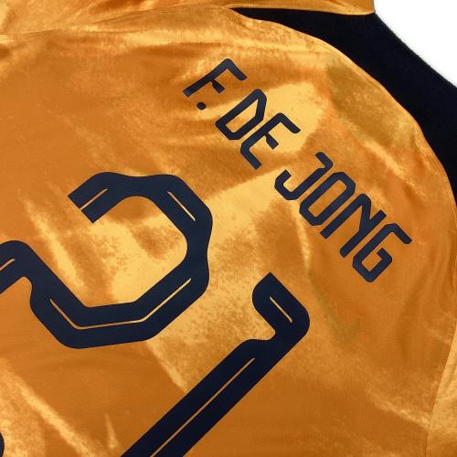 オランダ代表 サッカーユニフォーム SIZE L オレンジ フレンキー・デ・ヨング【21】2022年ホーム NIKE レプリカ