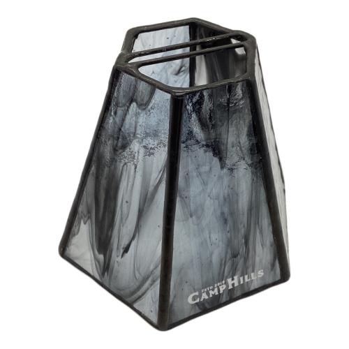 CAMPHILLS (キャンプヒルズ) ランタンアクセサリー ブラック ステンドグラス ランタンシェード