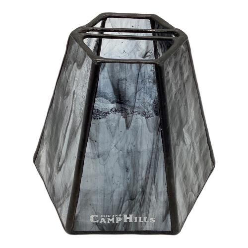CAMPHILLS (キャンプヒルズ) ランタンアクセサリー ブラック ステンドグラス ランタンシェード