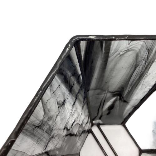 CAMPHILLS (キャンプヒルズ) ランタンアクセサリー ブラック ステンドグラス ランタンシェード