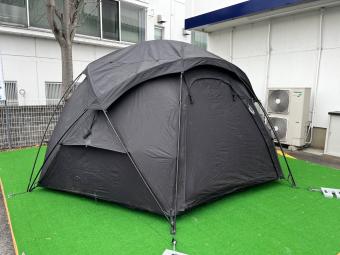 MOBI GARDEN (モビガーデン) ドームテント ブラック コマンダー185 約330×380×185cm 2～3人用
