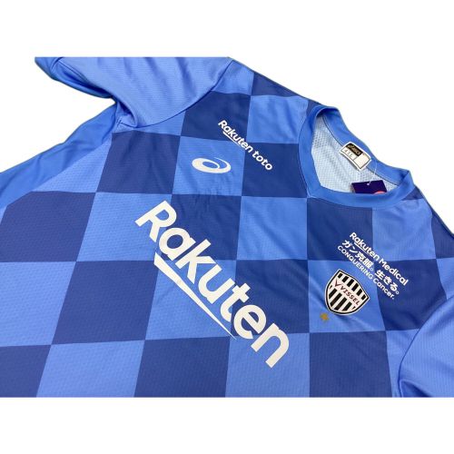 ヴィッセル神戸 サッカーユニフォーム SIZE 4XL スカイブルー 前川黛也【1】2020シーズンゴールキーパーアウェイ 天皇杯優勝記念プリント付 asics オーセンティック