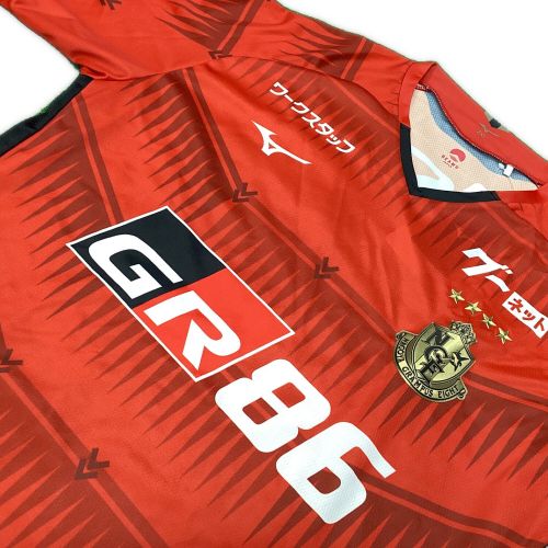 名古屋グランパス (ナゴヤグランパス) サッカーユニフォーム SIZE 2XL レッド キャスパーユンカー【77】2023年鯱の大祭典 MIZUNO オーセンティック