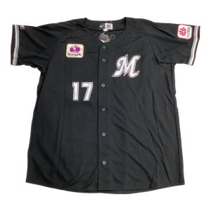 千葉ロッテマリーンズ (チバロッテマリーンズ) 応援グッズ SIZE O ブラック 佐々木朗希【17】2023シーズンビジター MIZUNO ユニフォーム レプリカ