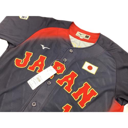 侍ジャパン (サムライジャパン) 応援グッズ SIZE L ネイビー 森下翔太【1】2024年WBSCプレミア12 ビジター MIZUNO ユニフォーム レプリカ
