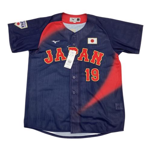 侍ジャパン (サムライジャパン) 応援グッズ SIZE L ネイビー 高橋宏斗【19】2024年WBSCプレミア12 ビジター MIZUNO ユニフォーム レプリカ