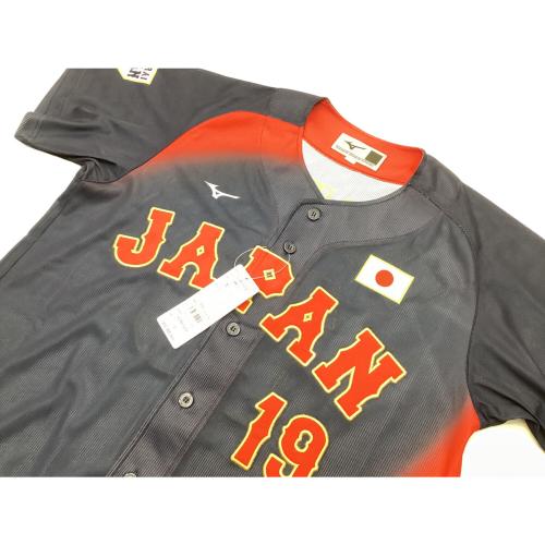 侍ジャパン (サムライジャパン) 応援グッズ SIZE L ネイビー 高橋宏斗【19】2024年WBSCプレミア12 ビジター MIZUNO ユニフォーム レプリカ