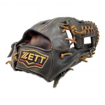 ZETT (ゼット) 硬式グローブ 約27ｃｍ ブラック 佐藤印 PRO STATUS ORDER 内野用 BPG-PRO