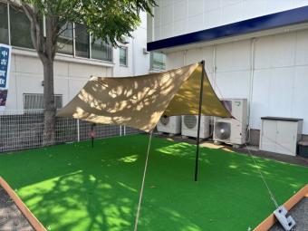 HILLEBERG (ヒルバーグ) ヘキサタープ ロープ8 TARP10 UL サンド 約350x290㎝