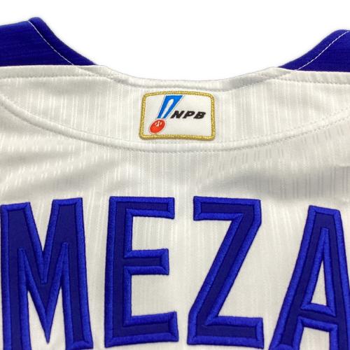 中日ドラゴンズ (チュウニチドラゴンズ) 応援グッズ SIZE L ホワイト 亀澤恭平【53】2017～2018シーズンホーム NPBマーク asics ユニフォーム プロ仕様モデル