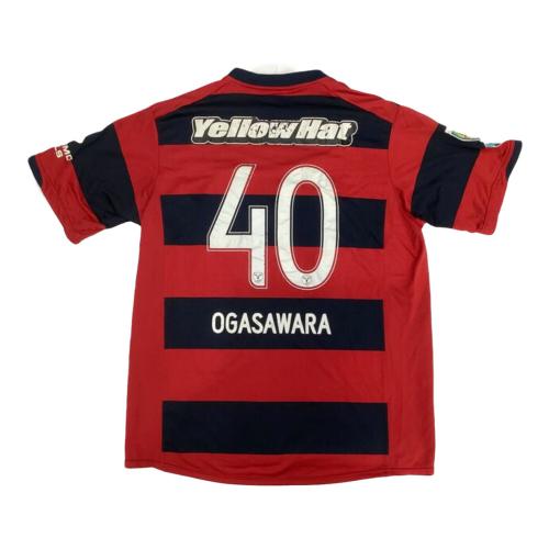 鹿島アントラーズ (カシマアントラーズ) サッカーユニフォーム SIZE XXL レッドxネイビー 小笠原満男【40】2008シーズンホーム NIKE レプリカ