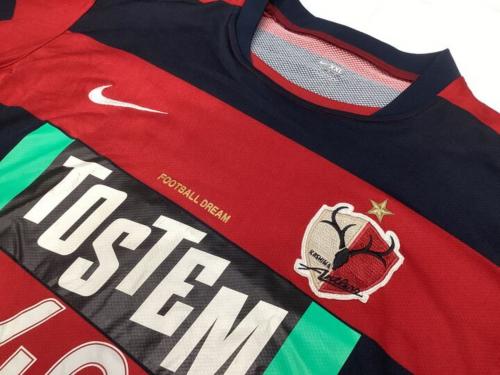 鹿島アントラーズ (カシマアントラーズ) サッカーユニフォーム SIZE XXL レッドxネイビー 小笠原満男【40】2008シーズンホーム NIKE レプリカ