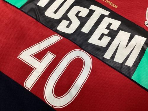 鹿島アントラーズ (カシマアントラーズ) サッカーユニフォーム SIZE XXL レッドxネイビー 小笠原満男【40】2008シーズンホーム NIKE レプリカ