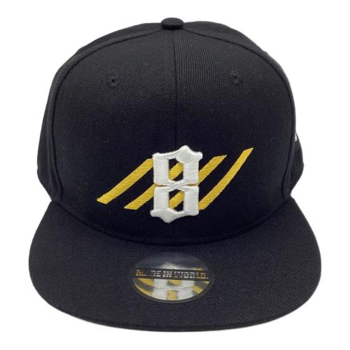 阪神タイガース (ハンシンタイガース) 応援グッズ ブラック MADE IN WORLD 帽子 タイガース ナンバーキャップ【8】 未使用品