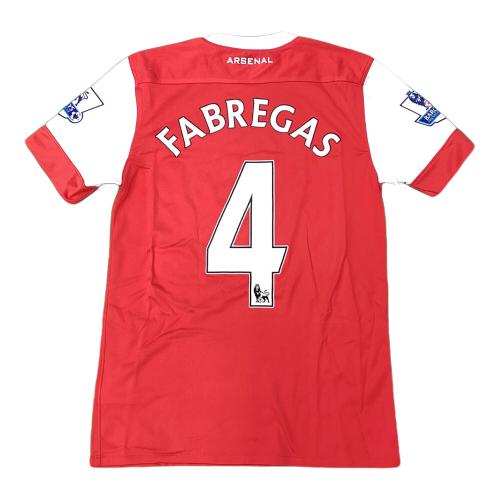 アーセナルFC サッカーユニフォーム SIZE S レッド×ホワイト セスク・ファブレガス【4】10/11シーズンホーム NIKE オーセンティック