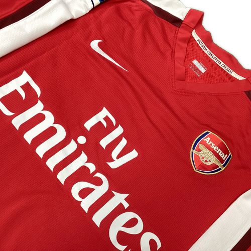 アーセナルFC サッカーユニフォーム SIZE M レッド×ホワイト アンドレイ・アルシャヴィン【23】08/10シーズンホーム NIKE レプリカ（長袖）