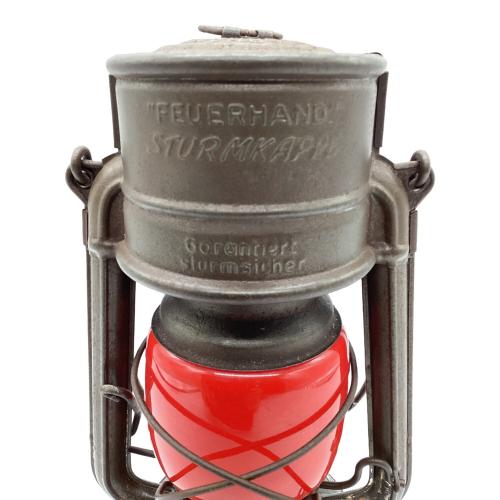 feuer hand (フュアハンドランタン) ベイビースペシャル276StK オイルランタン オリーブ 西ドイツ製 非オリジナルグローブ ヴィンテージ