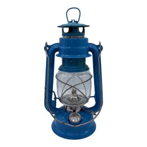 BAT (バット) オイルランタン GDR刻印（東ドイツ製）蝙蝠刻印グローブ スカイブルー No.158 1970~89年代製（推定） ヴィンテージ