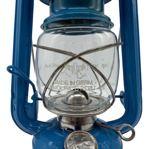 BAT (バット) オイルランタン GDR刻印（東ドイツ製）蝙蝠刻印グローブ スカイブルー No.158 1970~89年代製（推定） ヴィンテージ