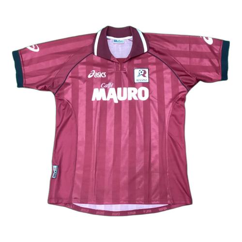 レッジーナ1914 サッカーユニフォーム レッド 02/03シーズンホーム asics オーセンティック