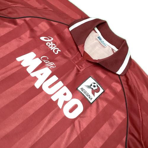 レッジーナ1914 サッカーユニフォーム レッド 02/03シーズンホーム asics オーセンティック