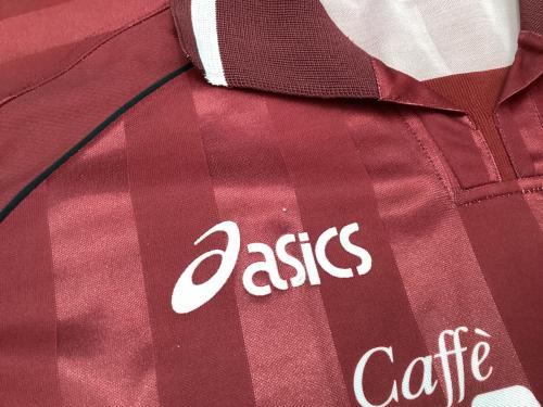 レッジーナ1914 サッカーユニフォーム レッド 02/03シーズンホーム asics オーセンティック