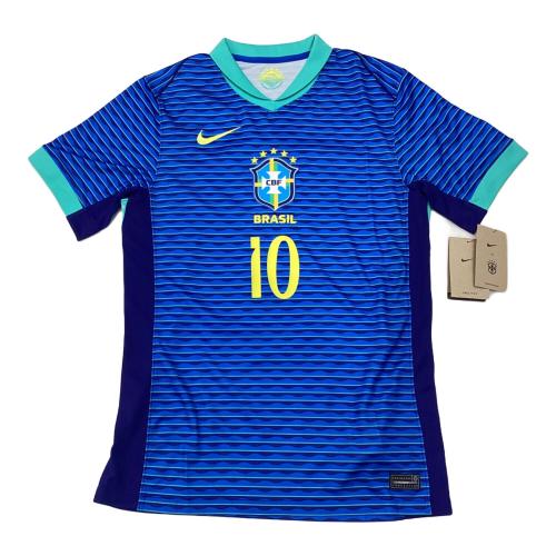 ブラジル代表 サッカーユニフォーム SIZE S ブルー ロドリゴ・ゴエス【10】 2024 ユニフォーム アウェイ 半袖 レプリカ @ NIKE FJ4283-458