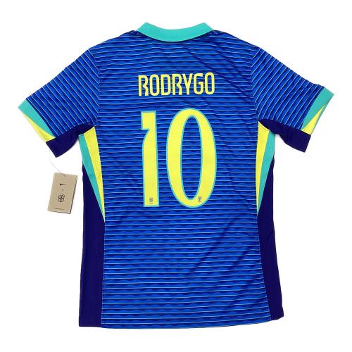 ブラジル代表 サッカーユニフォーム SIZE S ブルー ロドリゴ・ゴエス【10】 2024 ユニフォーム アウェイ 半袖 レプリカ @ NIKE FJ4283-458
