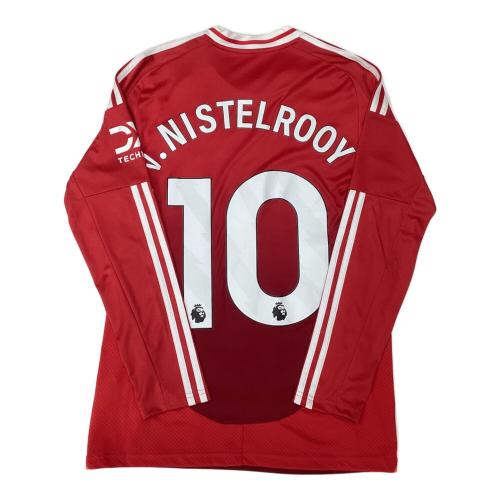 マンチェスターユナイテッド サッカーユニフォーム メンズ SIZE M レッド ファン・ニステルローイ暫定監督時代 24/25 ユニフォーム ホーム 長袖 レプリカ adidas IT1971