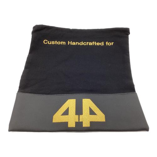 44 硬式グローブ 約28cm ブラックリザードxネイビー ケース付 軟式兼用グラブ 内野用 未使用品