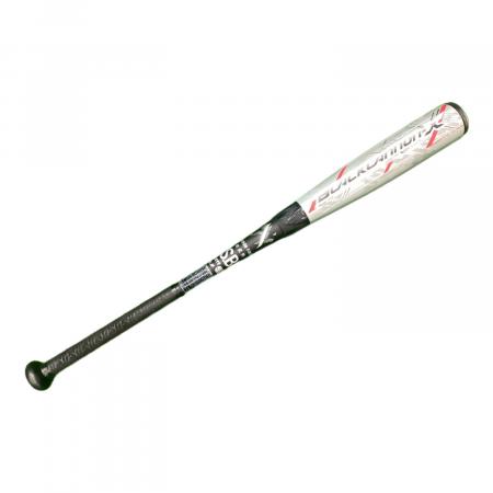 ZETT (ゼット) 軟式バット 84cm シルバー ケース付 BLACKCANNON-X