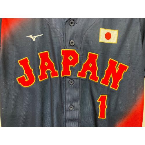 侍ジャパン (サムライジャパン) 応援グッズ 森下翔太【1】2024WBSCプレミア12ビジター SIZE M ネイビー