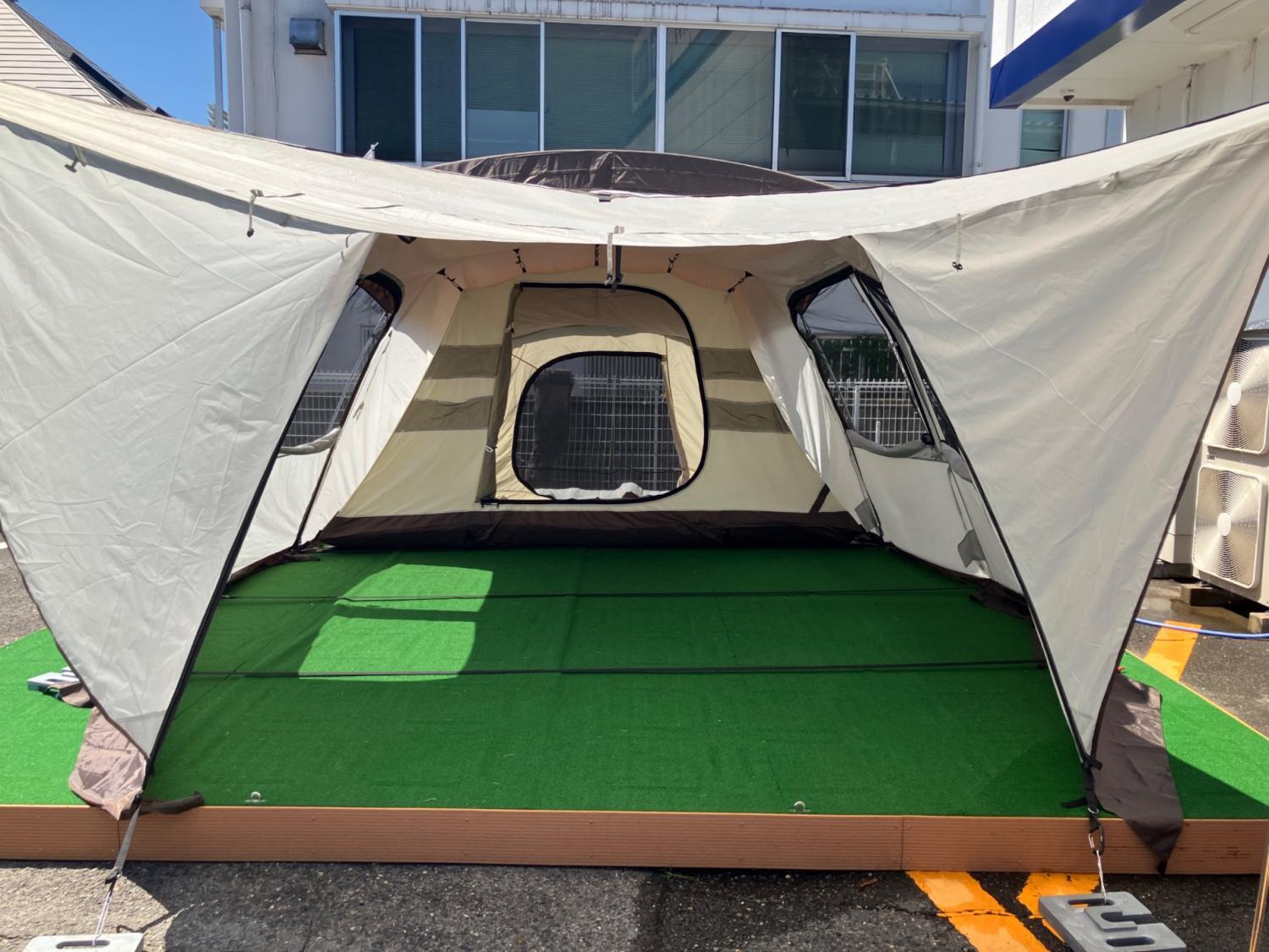 ユージャック　ベローズテント　旧型　3回使用！！ ユージャック ベローズテント 旧型 3回使用！！