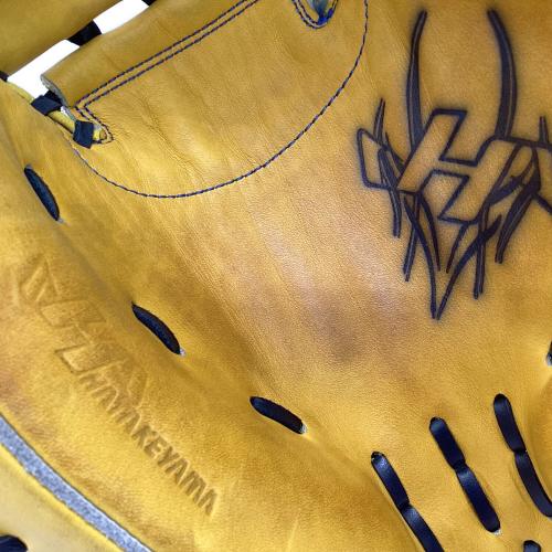 HATAKEYAMA (ハタケヤマ) 軟式グローブ 約29cm イエロー キャッチャーミット TH-M08YS