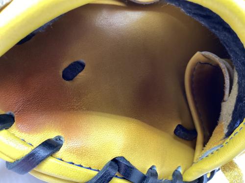 HATAKEYAMA (ハタケヤマ) 軟式グローブ 約29cm イエロー キャッチャーミット TH-M08YS