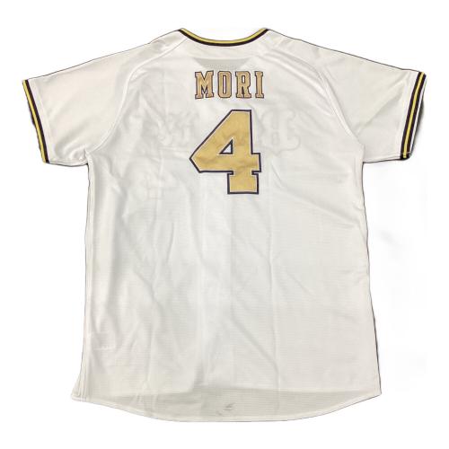 オリックス・バファローズ 応援グッズ SIZE XO ホワイト 森友哉【4】2024シーズンBs開幕シリーズ ユニフォーム ハイクオリティレプリカ