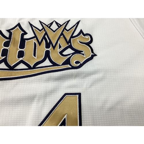 オリックス・バファローズ 応援グッズ SIZE XO ホワイト 森友哉【4】2024シーズンBs開幕シリーズ ユニフォーム ハイクオリティレプリカ