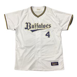 オリックス・バファローズ 応援グッズ SIZE XO ホワイト 森友哉【4】2023～シーズンホーム ユニフォーム ハイクオリティレプリカ