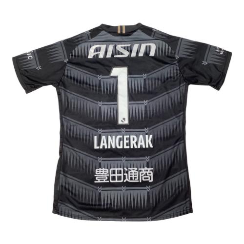 名古屋グランパス (ナゴヤグランパス) サッカーユニフォーム SIZE 2XL ブラック ミチェル・ランゲラク【1】 2023年鯱の大祭典GK MIZUNO オーセンティック
