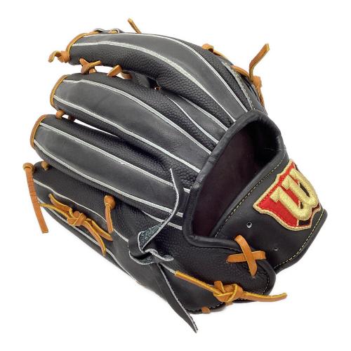 Wilson (ウィルソン) 軟式グローブ 約30cm ブラック Wilson Staff DUAL 外野用 RWWD8SC